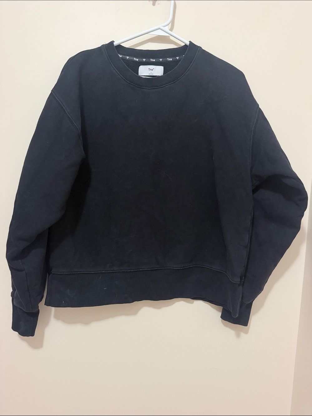TNA Black Crewneck Sweatshirt
